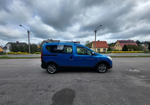 Dacia Dokker cena 32800 przebieg: 134850, rok produkcji 2015 z Złotów małe 781